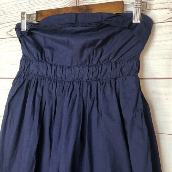Anthropologie Maeve Height of Summer Dress NAVY 2 - Picture 8 of 11